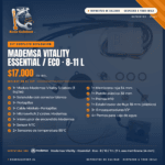 Kit Completo Reparación Calefont Mademsa Vitality Essential Eco 8 10 11 Litros - Lista de componentes incluidos