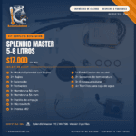 Kit Completo Reparación Calefont Splendid Master 5 a 8 Litros - Lista de componentes incluidos